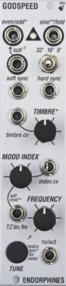 Eurorack Module Godspeed (silver) from Endorphin.es