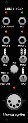 Eurorack Module Midi to Clock V2 from Erica Synths