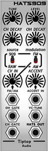 Eurorack Module HATS909 from Tiptop Audio