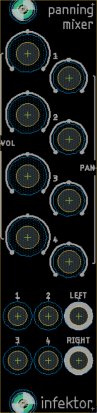 Eurorack Module Panning Mixer from Other/unknown