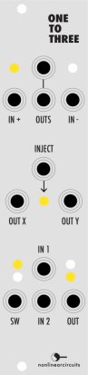 Eurorack Module One To Three from Nonlinearcircuits