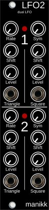 Eurorack Module LFO2 from Manikk