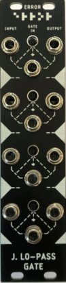 Eurorack Module J Lo Pass Gate XL 2 from Error Instruments