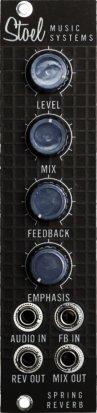 Eurorack Module Spring Reverb, Dark Mode from Stoel Music Systems