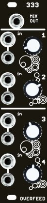 Eurorack Module 333-OVERFEED from 333modules