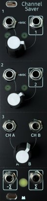 Eurorack Module Channel Saver - Black Panel from Mörk Modules