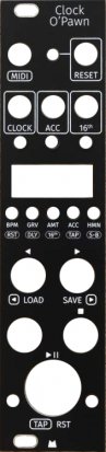 Eurorack Module Clock O'Pawn MKII - Black Panel from Mörk Modules