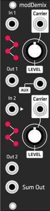 Eurorack Module modDemix (Grayscale black panel) from Grayscale