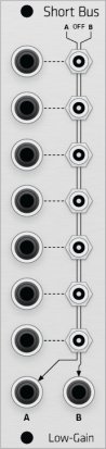 Eurorack Module Short Bus (Grayscale panel) from Grayscale