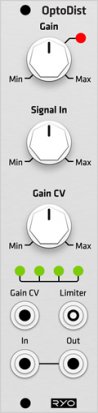 Eurorack Module RYO Optodist (Grayscale panel) from Grayscale