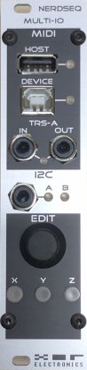 Eurorack Module Multi-IO Expander Grey/Black from XOR Electronics