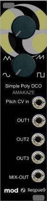 Eurorack Module Simple Poly DCO 雨風 AMAKAZE lleqpue9 from Other/unknown