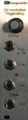 Eurorack Module VC Controlled Trigger Delay from Klangbau Köln