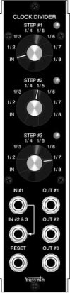 MU Module Clock Divider from YuSynth