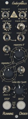 Eurorack Module Running Order (black) from Endorphin.es