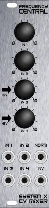 Eurorack Module System X CV Mixer from Frequency Central