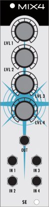 Eurorack Module MIX4 from Studio Electronics