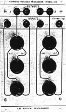 Model 156 Dual Control Voltage Processor