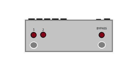 Loop-master Clean/Dirty Effects Switcher w/Master Bypass Strip