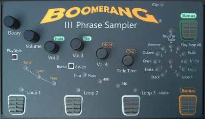 Boomerang III Phrase Sampler