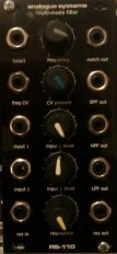 RS-110 Multimode filter (alt faceplate)