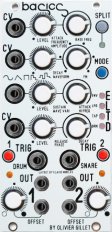 Eurorack Module Basics Utility Module (AKA CV PEAKS) from Blue Lantern Modules