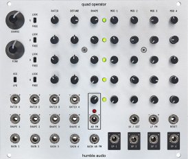 Eurorack Module Quad Operator from Humble Audio