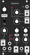 Eurorack Module Mysteron (Grayscale black panel) from Grayscale