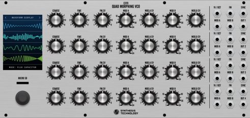 E370 Quad Morphing VCO