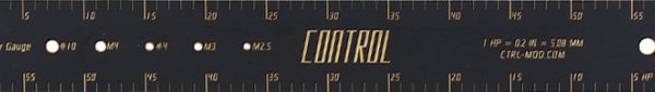 Control Full Size HP Ruler Reverse