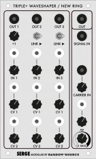 Serge Module SERGE TRIPLE + WAVESHAPER (TWS+) / NEW RING from Random*Source