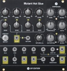 Eurorack Module Mutant Hot Glue (ModularAddict) from Hexinverter Électronique