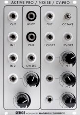 Eurorack Module Serge Active Pro / Noise / CV-Pro from Random*Source