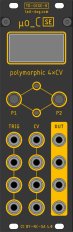 Eurorack Module µo_C SE (uo_C, Ornament & Crime) [Rev B, Black] from Tall Dog