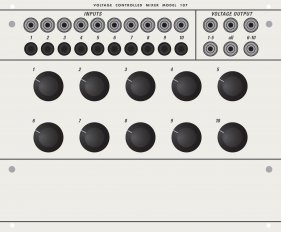 Model 107 Voltage Controlled Mixer