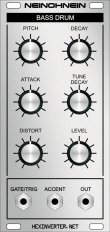 Eurorack Module NeinOhNein  KICK v1.0 from Hexinverter Électronique