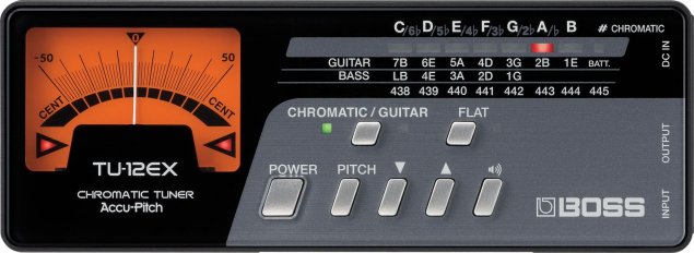 Pedals Module TU-12EX Chromatic Tuner from Boss