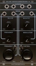 Eurorack Module Dual Sine Sawtooth Generator Model 158 REV2.0  from Tokyo Tape Music Center