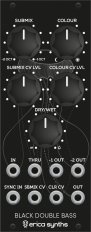 Eurorack Module Black Double Bass from Erica Synths