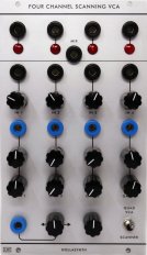 Hollasynth Four Channel Scanning VCA