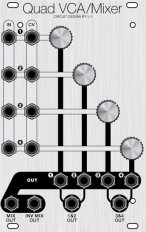 Quad VCA / Mixer (Clarke Panel)