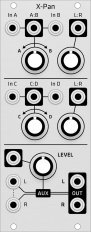 Make Noise X-Pan (Grayscale aluminum panel)