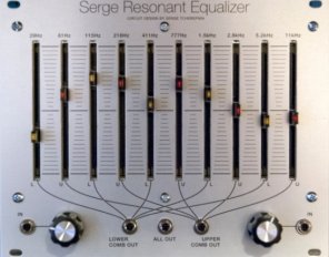 Serge Resonant Equalizer (Clarke Panel)