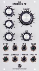 Eurorack Module E440 Discrete OTA VCF from Synthesis Technology