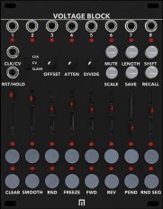 Eurorack Module Voltage Block (Black Panel) from Malekko Heavy Industry