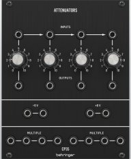 Eurorack Module CP35 Attenuators from Behringer