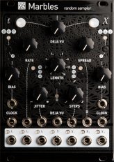 Momo Modular Mutable Instruments Marbles clone (Black Textured Magpie)