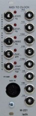 M-221 MIDI to clock synchronizer