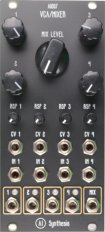 Eurorack Module AI007 Quad Voltage Controlled Mixer VCA from AI Synthesis