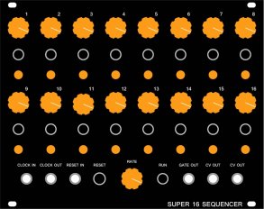 Super 16 CV / Gate Sequencer v.2